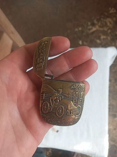 Brass motoring vesta case