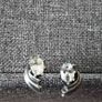 2x Silver earrings Image 2