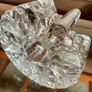 Vintage 1960s Georgshutte Art Glass Votive Candle Holder Trivet Dish Warmer Image 8