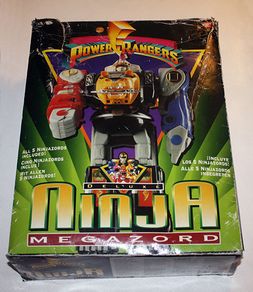 Vintage Mighty Morphin Power Rangers Deluxe Ninja Megazord