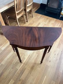 Mahogany console