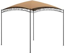 Gazebo 3x3x2.65 m Taupe 180 g/sq. m