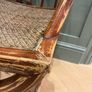 Indonesian wooden and rattan chair Image 2