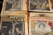 Coronation p newspapers of the queen