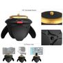 Mini Electric Panorama Rotating Tripod Head Phone Clip Image 2
