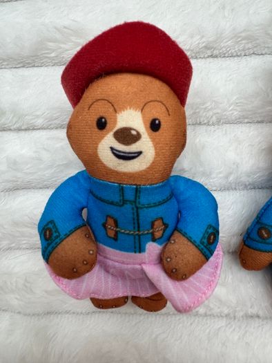 Set of 2 The Adventures of Paddington Bear Ballerina Dancer Chef McDonalds 2022 Plush Used Please see pictures