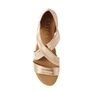 Office Hallie Cross Strap Espadrilles Rose Gold Image 4