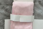 Warm pink tights for a girl, 122/128cm (6-8 years)