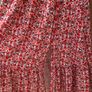 Red Patterned Dress Image 2