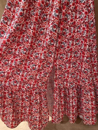 Red Patterned Dress