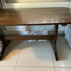 solid wood dining table