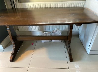 solid wood dining table