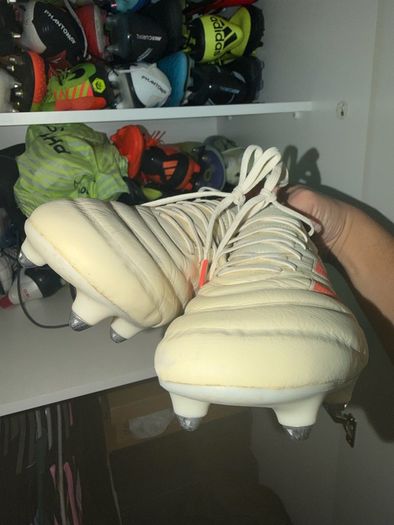 Adidas Copa 19.1 SG Initiator Off White/Solar Red F36075