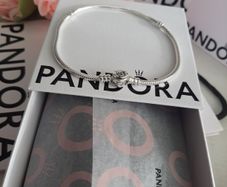 New genuine pandora rose clasp moments charm bracelet