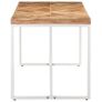 Dining Table 140x70x76 cm Solid Acacia and Mango Wood Image 4