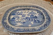 1860s Large Victorian Ironstone Platter