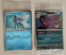 Pokemon - EB Games promos (Gengar,Suicune)