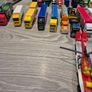 Toy lorries and cars Image 4