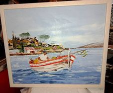 Oil painting on canvas