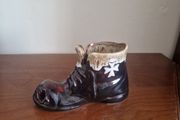 Vintage ceramic boot