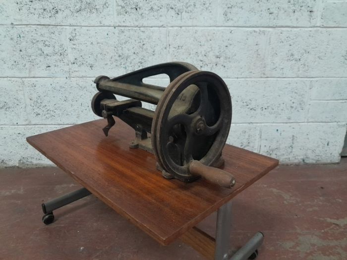 Antique Attila Shoe Man Leather Trimmer Cutter