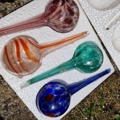 Plant pots + water globes