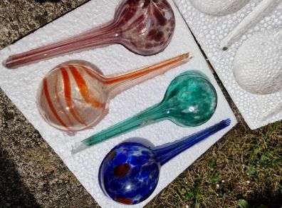 Plant pots + water globes