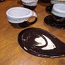 15 piece retro glazed tea set Image 6