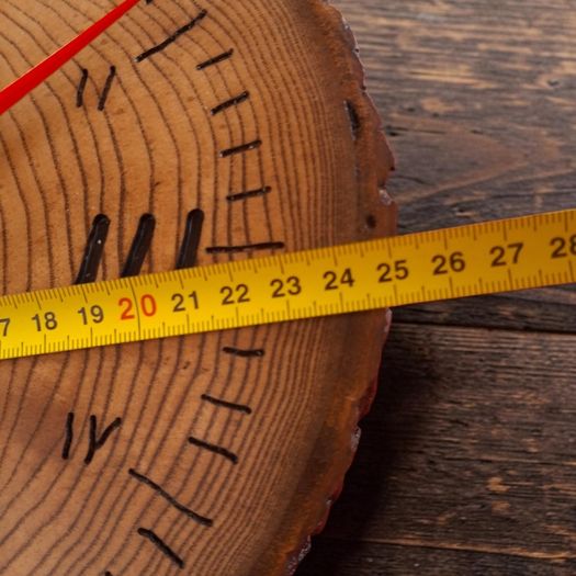 Wooden Rustic Clock