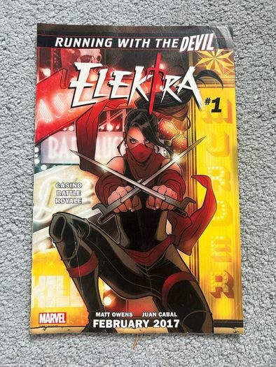 Captain Marvel, Ms Marvel & Elektra comic bundle