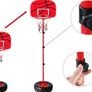 Kids Portable Basketball Stand with Ball Image 3