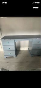 Headboard Dressing Table and foot stool