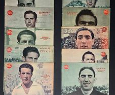 12 Original Real Madrid MARCA Player Posters  1945 Vintage Football