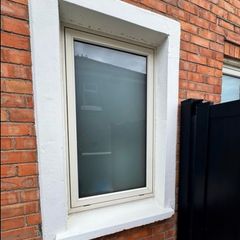 Frosted Double Glazed Timber/Aluminium Windows 2 Sizes