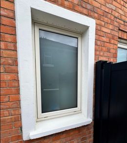 Frosted Double Glazed Timber/Aluminium Windows 2 Sizes