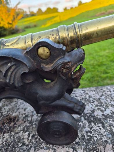 Brass signal cannon