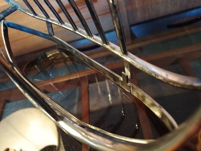 Antique Victorian Silver Plated Gondola Toast Rack