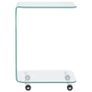 Coffee Table 45x40x63 cm Tempered Glass Image 3