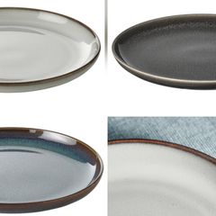 Set of 3 Ikea Glazed Side Plates