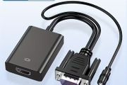 VGA to HDTV Adapter-1080P Video Adapter VGA Converter with Audio Cable, Male to Female for PC, Monitor HDTV (Note: VGA to HDTV Solely, Not Bi-Directional)