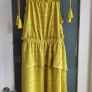 WHISTLES Lime frill tassle strap midi dress Sz M (Fit 12-14UK) - Rrp 195 (New) Image 2