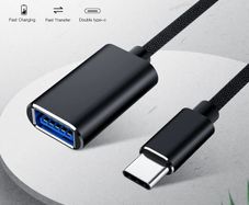 USB-C 3.1 Type C Male to USB 3.0 Type a Female OTG Adapter Converter