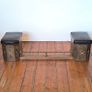 Antique Arts & Crafts Club Fender (c. 1900) adjustable fireplace seats Image 3
