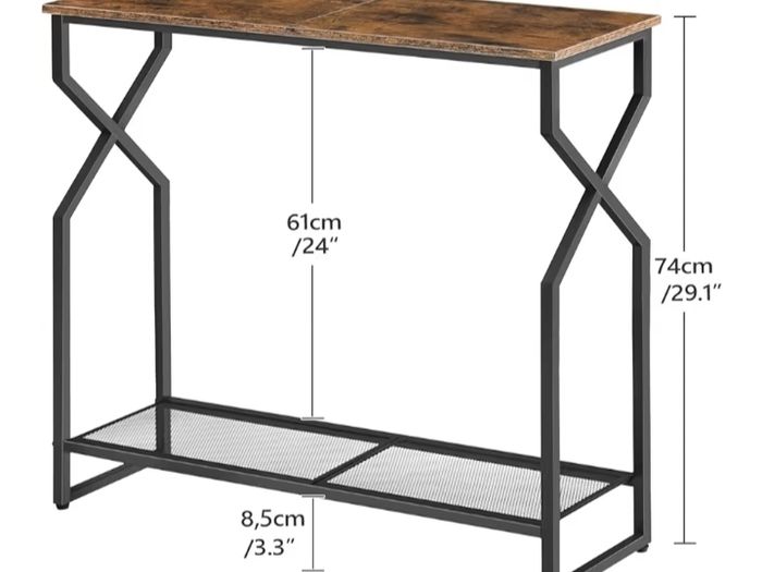 Console Table, Sofa Table, Narrow Entryway Table, Hallway Entrance Table,