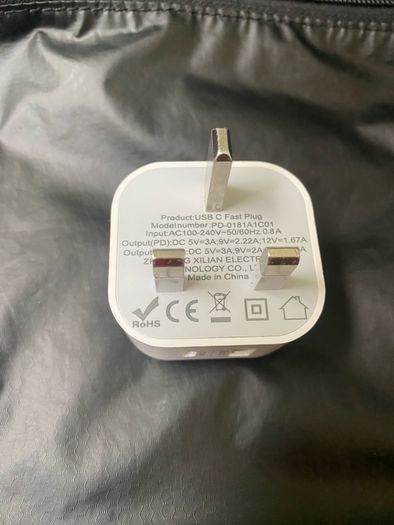 USB C fast charger 20 watt