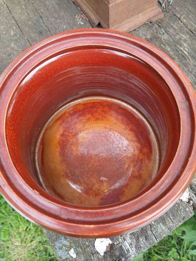 Crown Devon lidded pot