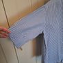 Blue and White Striped Shirt Image 3