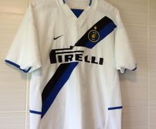 Inter Milan Jersey. Official Nike Mens Away Jersey. Season 2002/2003. Original From The Time. Not A Modern Remake.