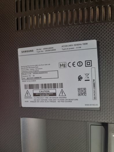 Samsung 55" 4K UHD Smart TV
