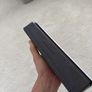Milton brown chrome and leather candle holder Image 6